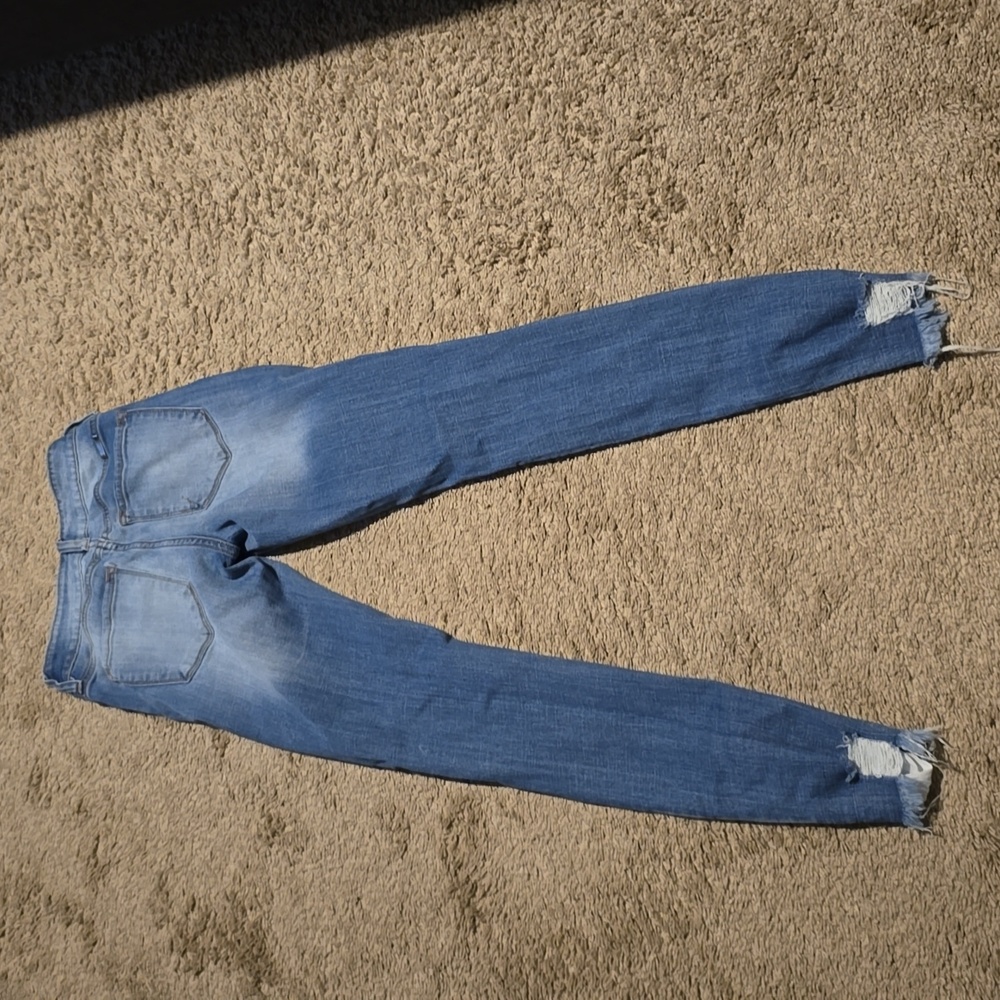 NWOT ladies KanCan jeans with rips skinny blue jeans size 1 waist 24 😍 - Picture 8 of 12